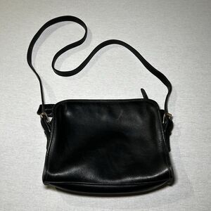 Vintage Laura USA Natural Leather and Solid Brass Crossbody, Excellent Quality